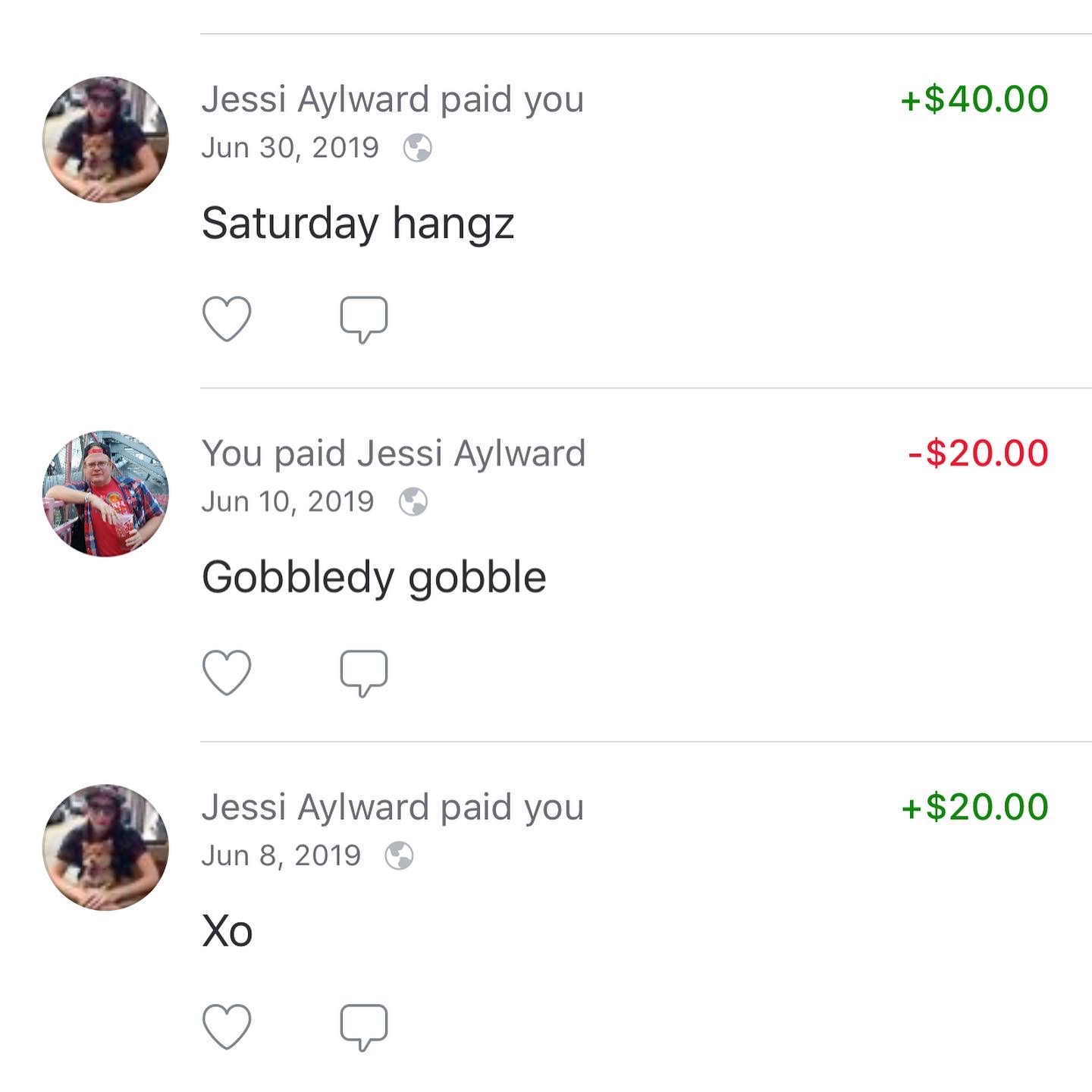 Venmo Transactions