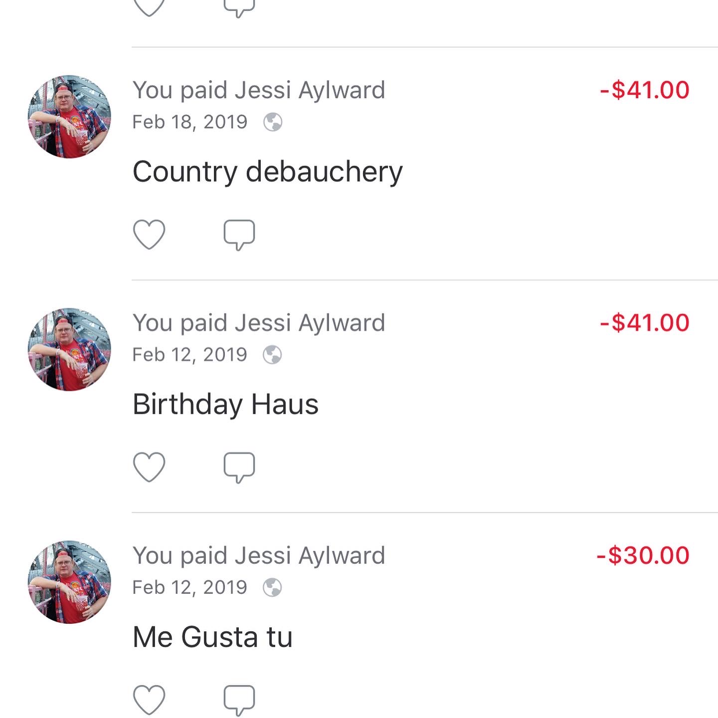 Venmo Transactions