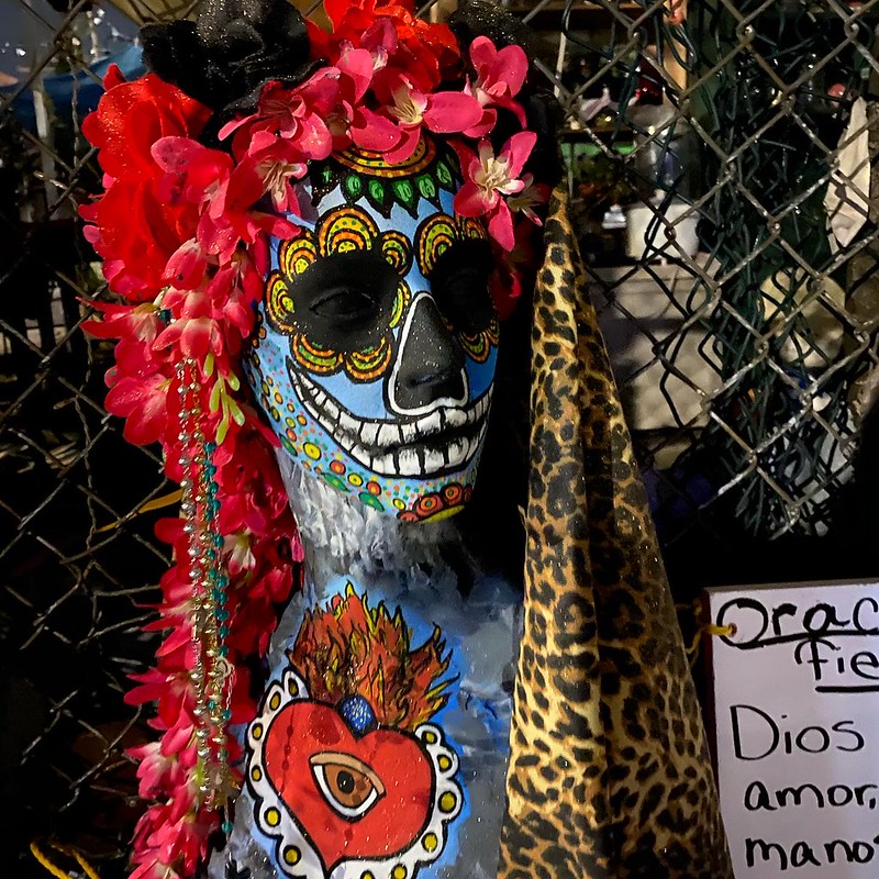 2010-SA-Bushwick-OneRadLatina-Santisima_Muerte_Con_Espiritu_de_Jaguar